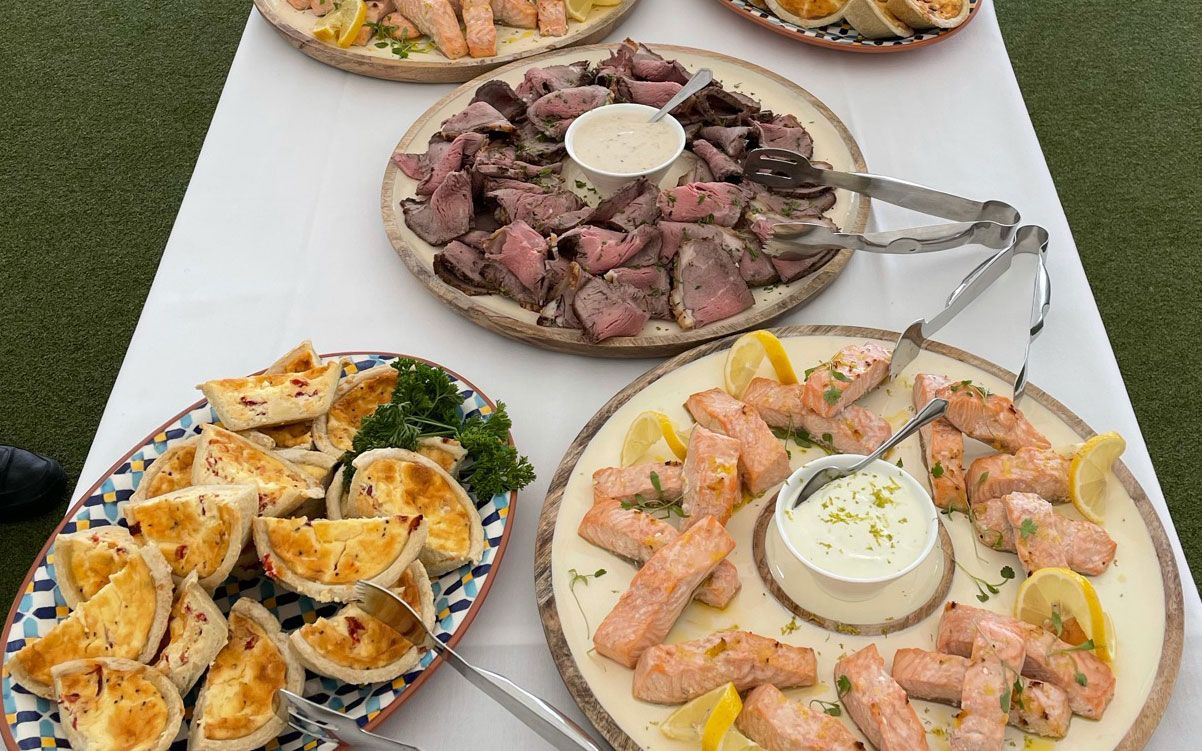 Elegant cuisine event