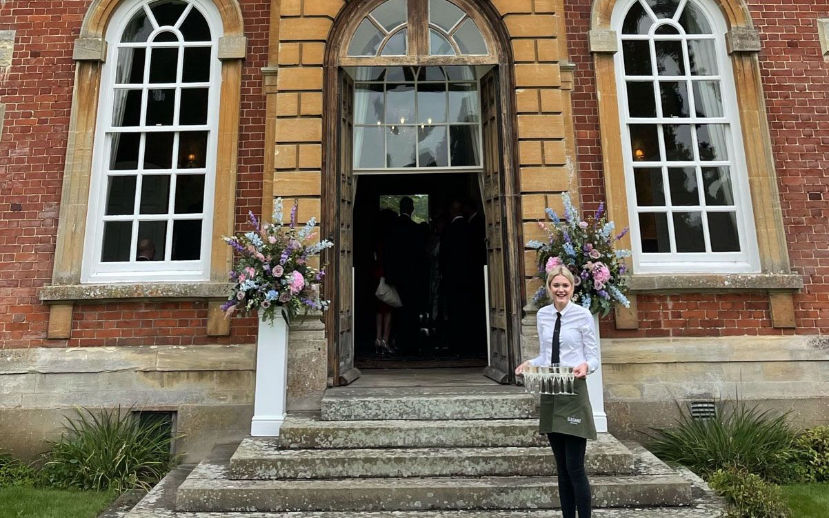 Kingston Bagpuize House wedding staff