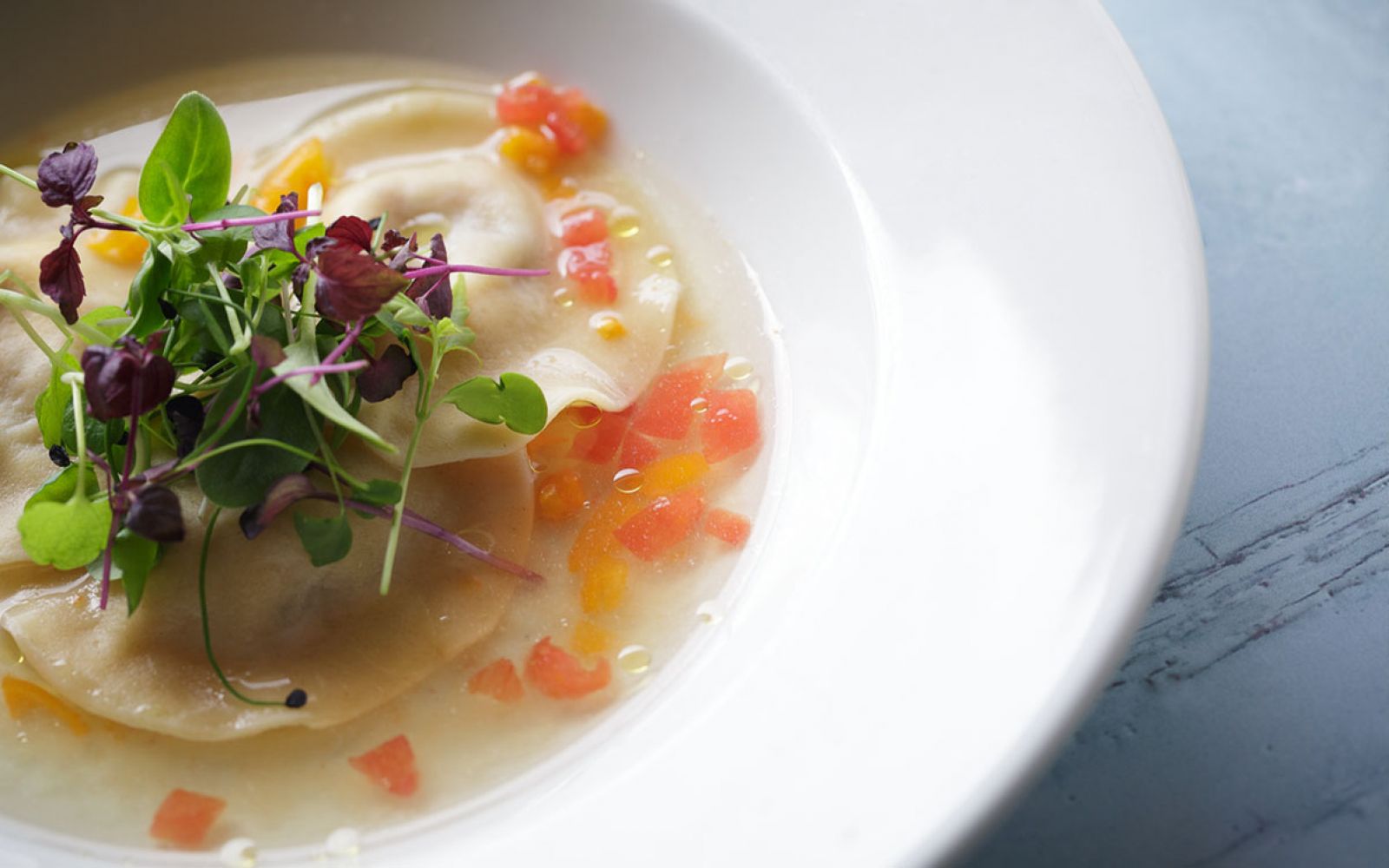 Close shot of Elegant Cuisine Dish